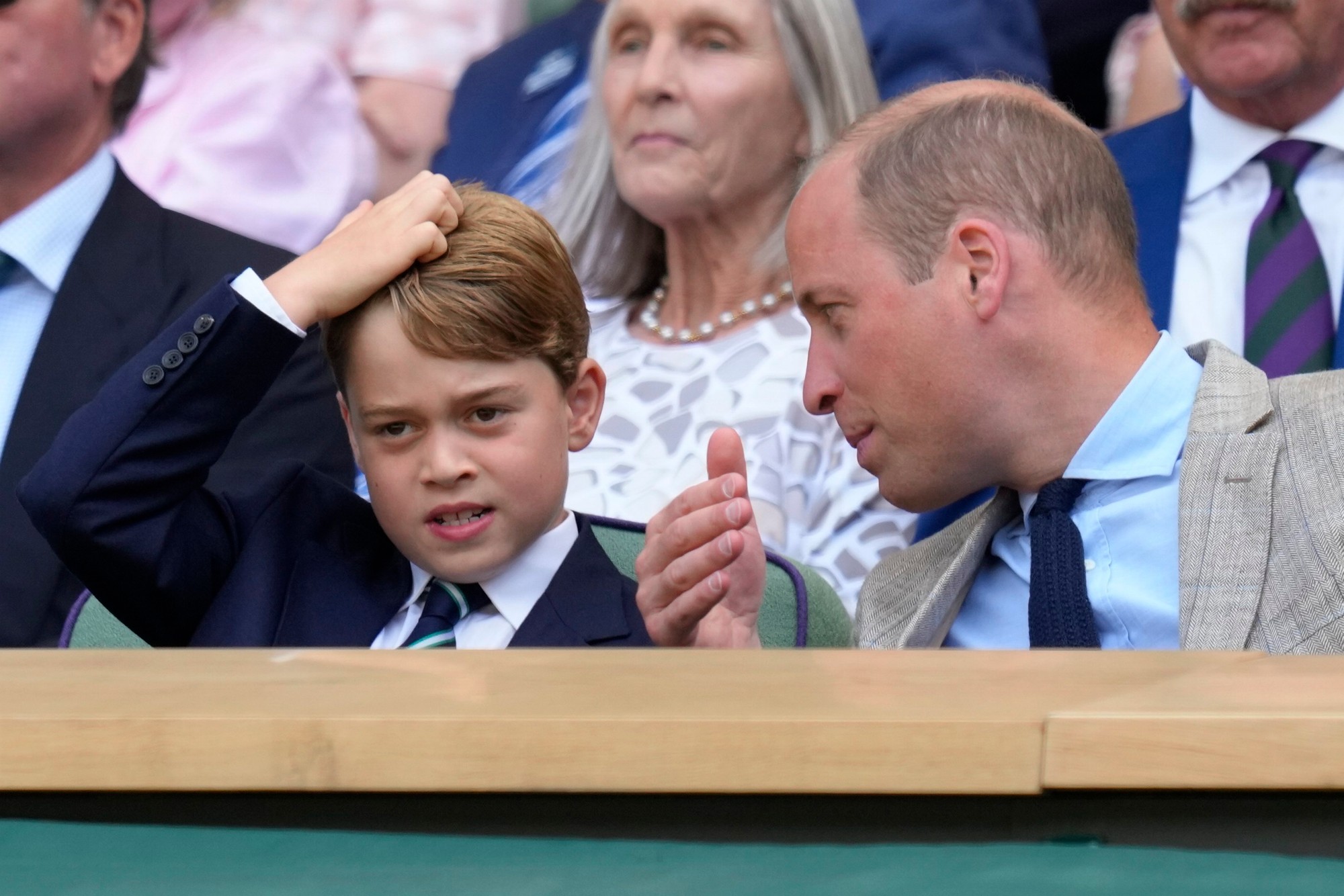Princ William prišiel na Wimbledon s manželkou aj so synom. 