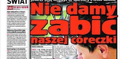 Lekarze! Nie zabijajcie naszej córeczki!