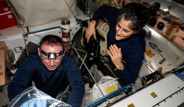 Buč Vilmor i Suni Vilijams na ISS 9. avgusta