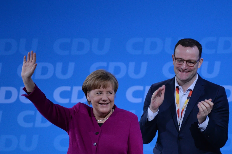 Angela Merkel i Jens Spahn