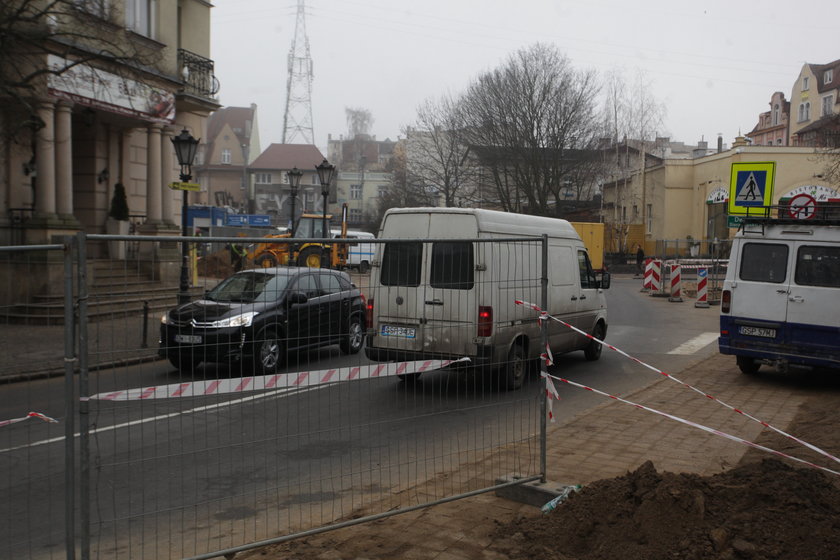 Skrzyżowanie ul. Dworcowej, Podjazd i Kościuszki 