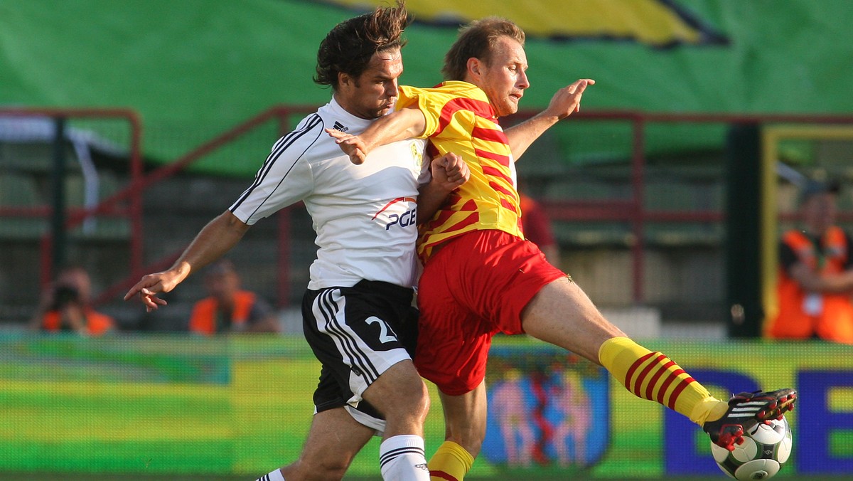 W spotkaniu 2. kolejki Ekstraklasy piłkarskiej GKS Bełchatów zremisował na własnym stadionie z Jagiellonią Białystok 1:1 (0:1).