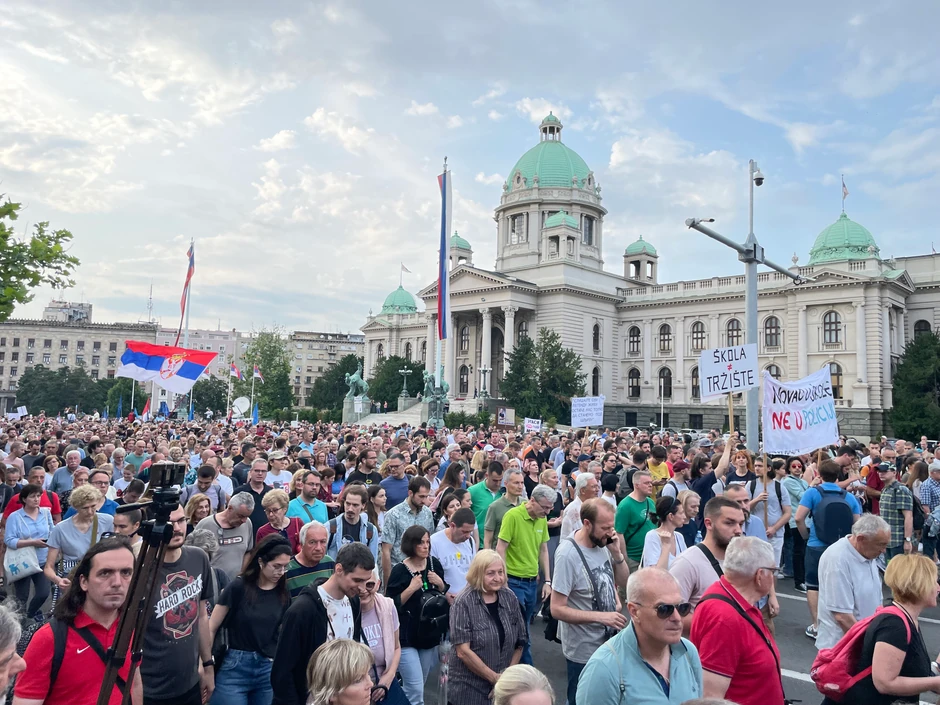 Pred početak šetnje: Protest, Beograd (24.06)