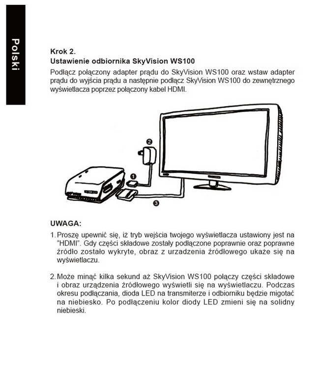 Устройство для беспроводного подключения по hdmi gigabyte skyvision ws100