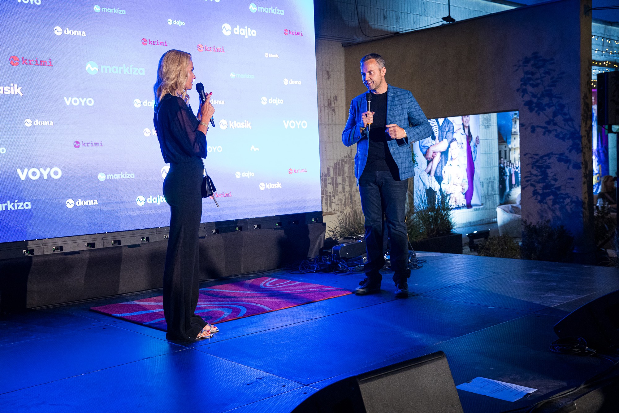 Letná párty TV Markíza - Marianna Ďurianová a Peter Gažík.
