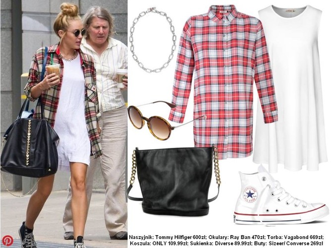 STYLIZACJE z koszulą w kratę