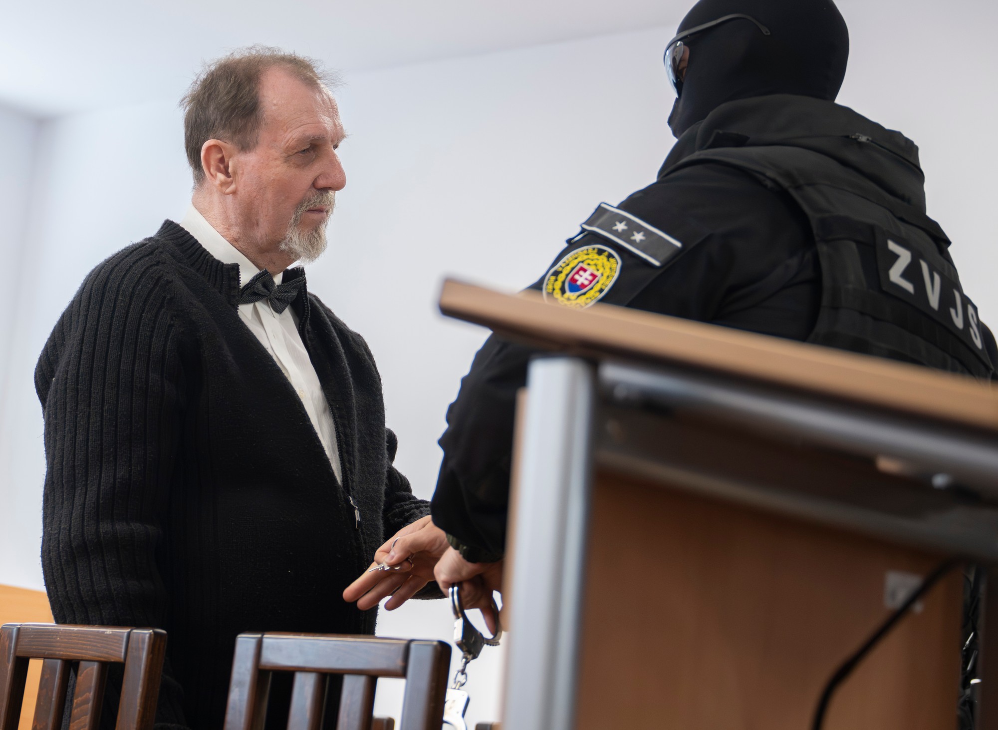 Juraj Cintula v súdnej sieni Najvyššieho súdu (NS) SR v Bratislave 29. apríla 2026.