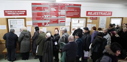 Kolejki do lekarzy coraz dłuższe