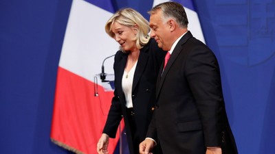 Marine Le Pen i Victor Orban