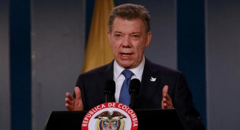 Colombian President Santos wins Nobel Peace Prize
