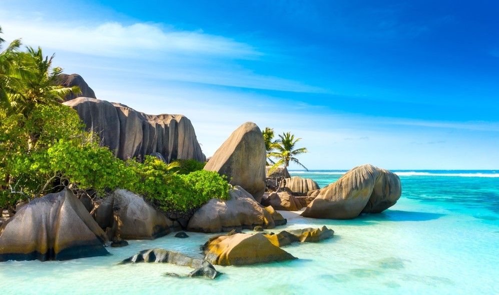 Rozprávková pláž Anse Source D'Argent na ostrove La Digue