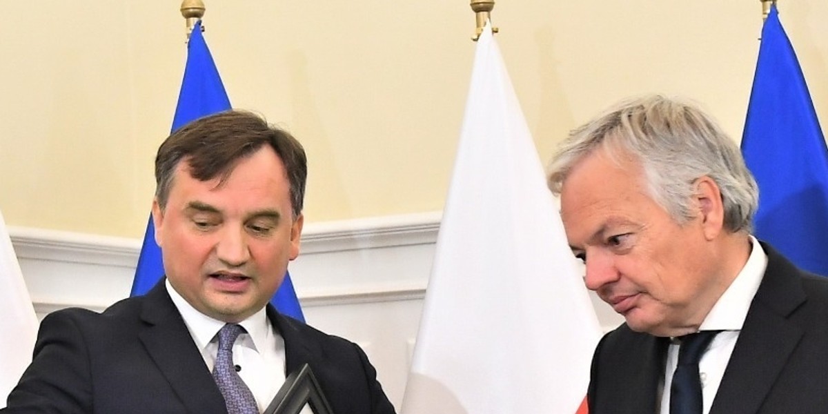 Zbigniew Ziobro i Didier Reynders