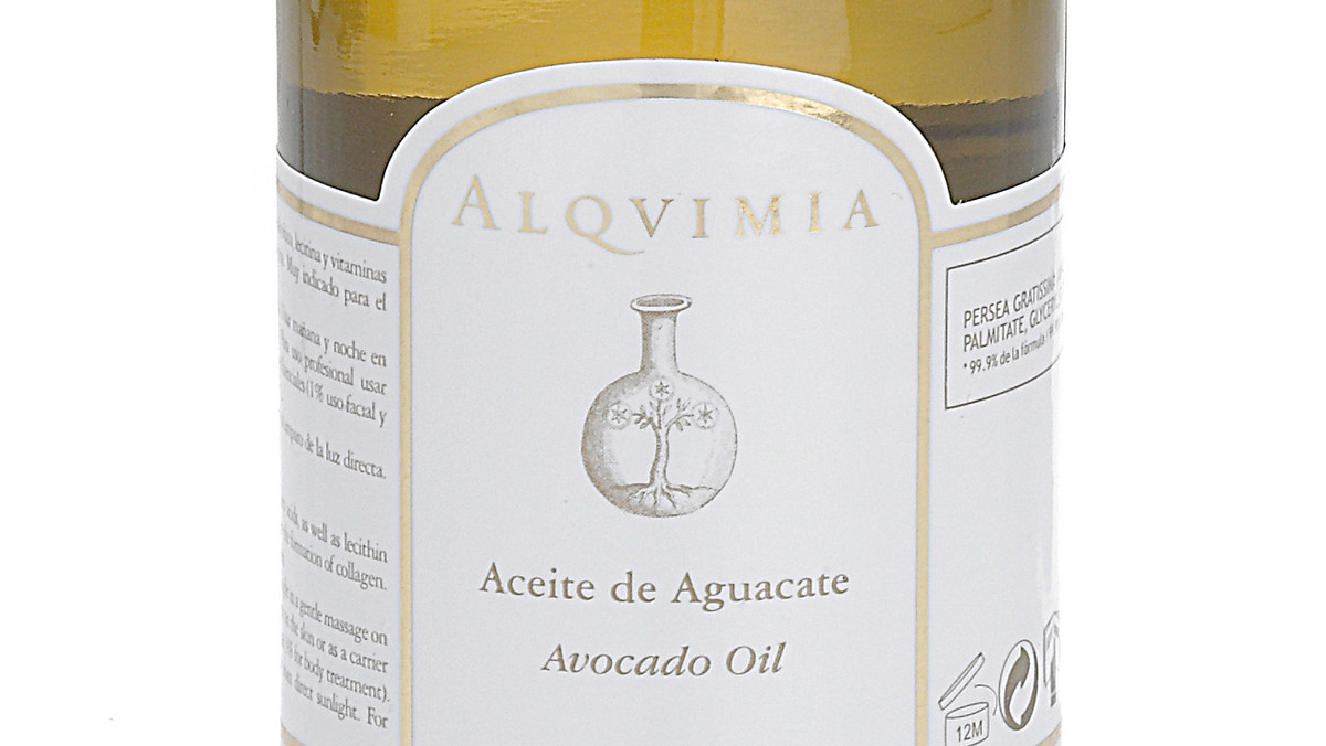 Alqvimia Avocado Oil to skuteczny produkt, który doskonale się sprawdza w pielęgnacji bardzo suchej, ubogiej w lipidy skóry. Buteleczka wypełniona jest w 100% naturalnym olejem z pierwszego tłoczenia na zimno z pestek i miąższu awokado. Dzięki swoim dobroczynnym właściwością intensywnie nawilża, odżywia i regeneruje. Olej rekomendowany jest przede wszystkim dla osób z bardzo suchą skórą.