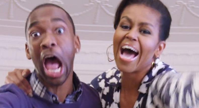 America's first lady goes viral after making rap video