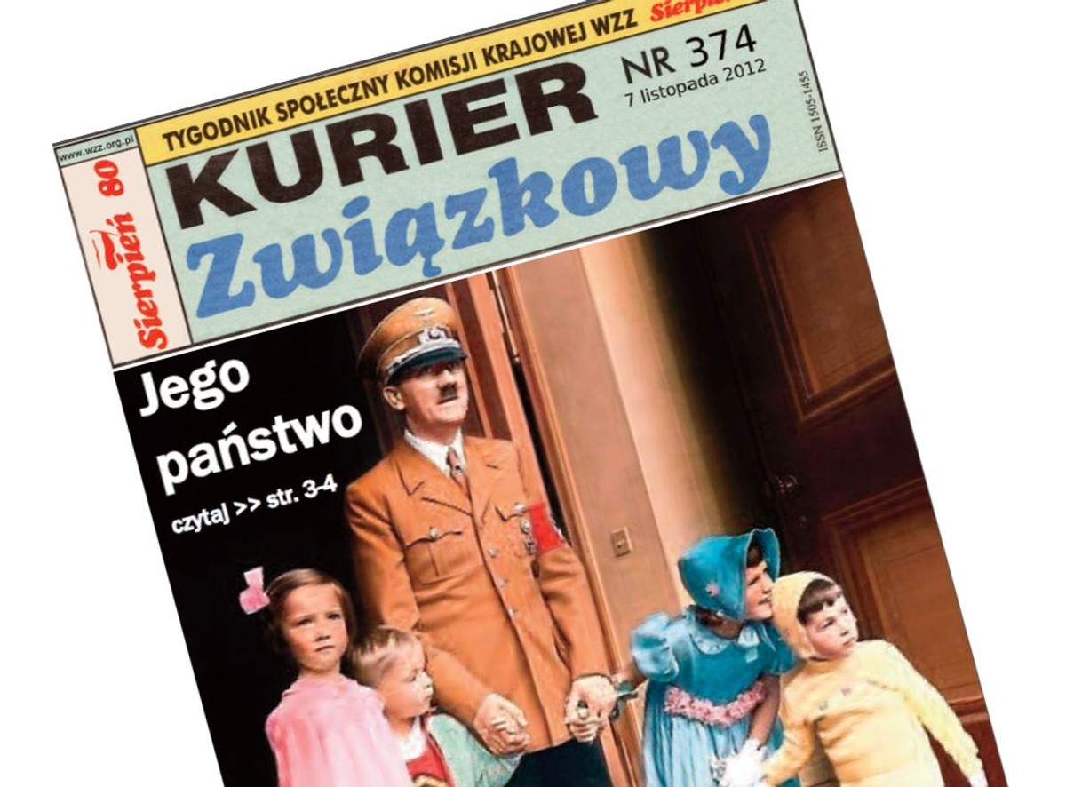 Adolf Hitler na okładce "Kuriera Związkowego"