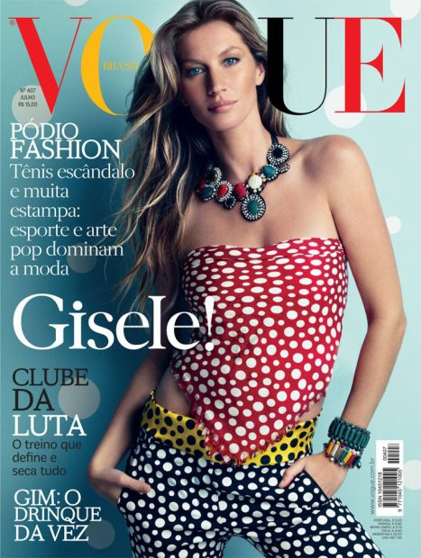 Gisele Bundchen na okładce Vogue'a