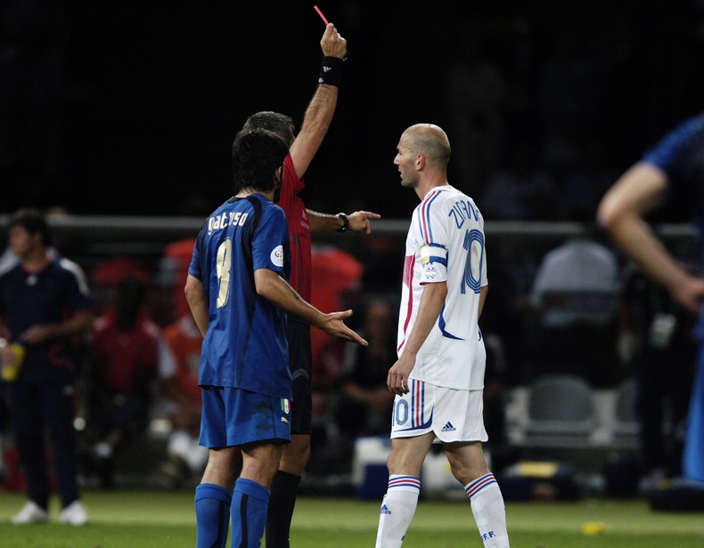 Zidane's 2006 World Cup began and ended in disappointment, but he was named the tournament's best player (IMAGO/Laci Perenyi)