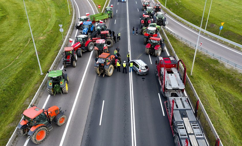 Rolnicy znów blokują drogi!