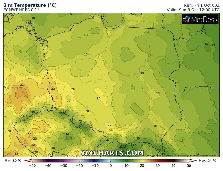 W niedzielę temperatura jeszcze pójdzie w górę