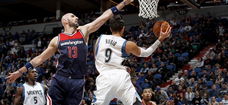 Liga NBA: Gortat nie zawiódł w "Polską Noc". Rozegrał jedno z lepszych spotkań w tym sezonie