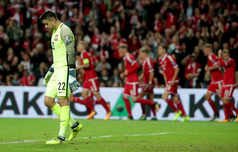 Łukasz Fabiański po stracie gola