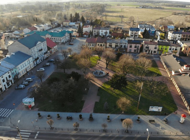 Parczewski rynek przed rewitalizacją