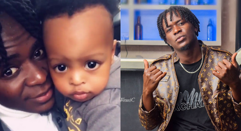 Willy Paul with son Damian