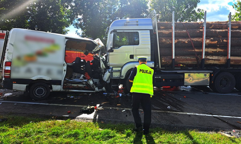 Tragiczny wypadek na DK22