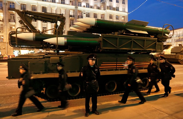 PRZYGOTOWANIA DO PARADY ZWYCIĘSTWA W MOSKWIE