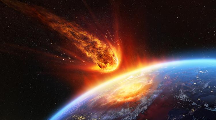 Szerencsére az aszteroida csak elhalad mellettünk Fotó: Getty Images