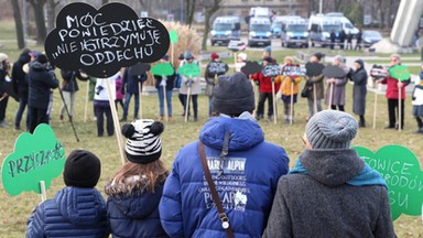 COP24. Akcja Demokracja demonstrowała w Chorzowie ws. klimatu