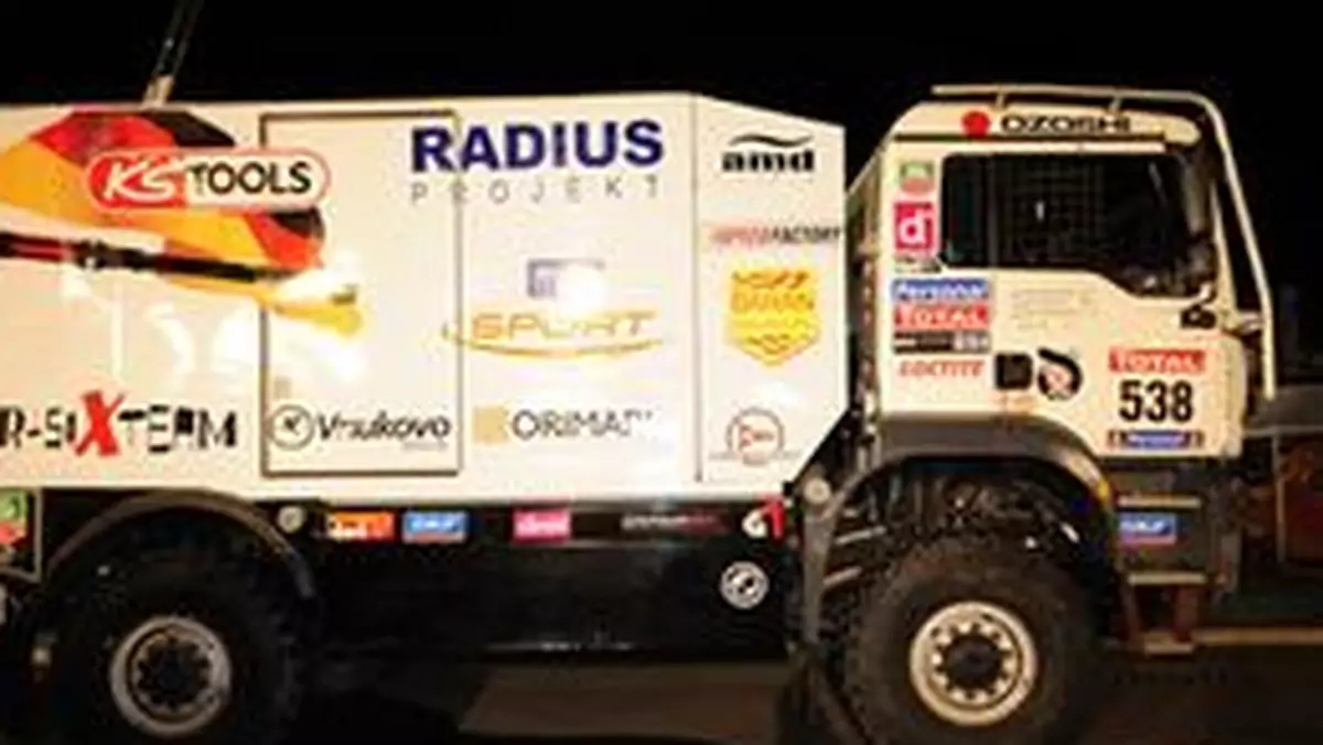 Rajd Dakar 2010: polska ciężarówka na mecie 3. etapu