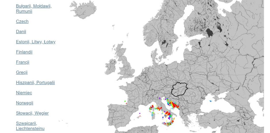 Burze - dziś screen ze strony 