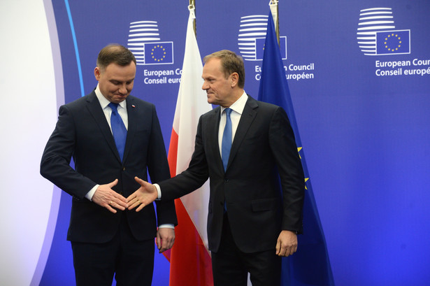 Andrzej Duda i Donald Tusk