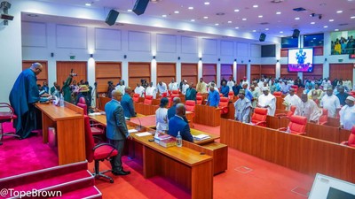 Nigerian senators [Tope Brown]