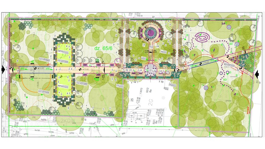 Plan zagospodarowania parku
