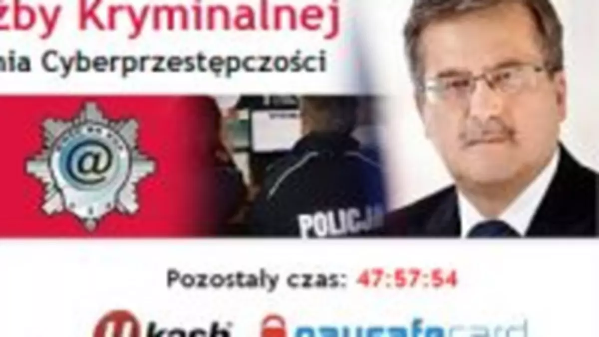 Uwaga, policja blokuje twój komputer! Ransomware powrócił