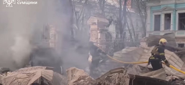Rosyjski atak na Sumy. Zginęli cywile, wśród ofiar są dzieci