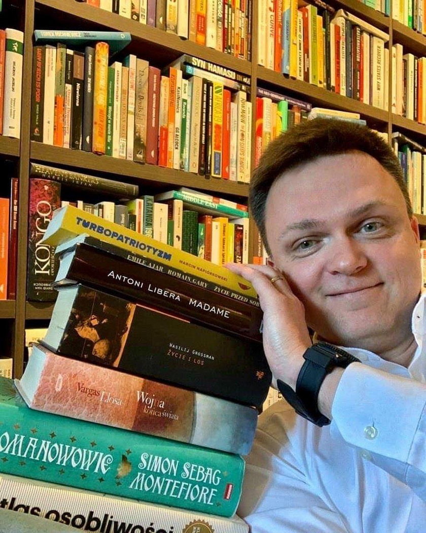 Szymon Hołownia bardzo dużo czyta