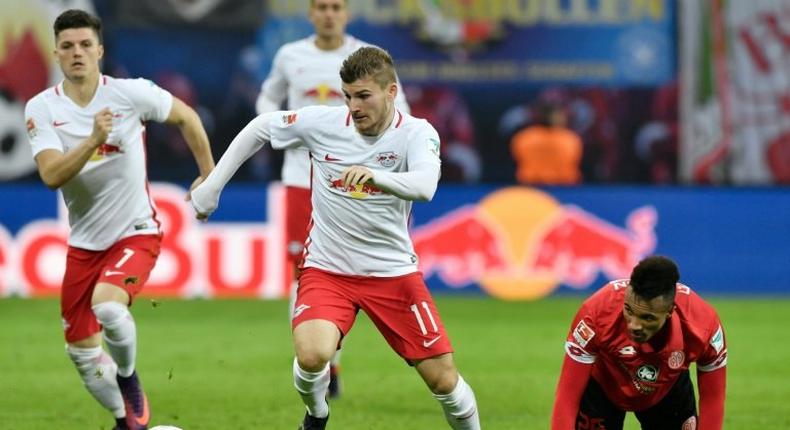 Going into their match against Bayer Leverkusen, Leipzig have a question mark over top-scorer Timo Werner (C), who has an upset stomach