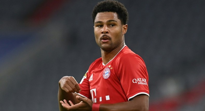 Bayern Munich winger Serge Gnabry scored a hat-trick in last September's 8-0 thrashing of Schalke