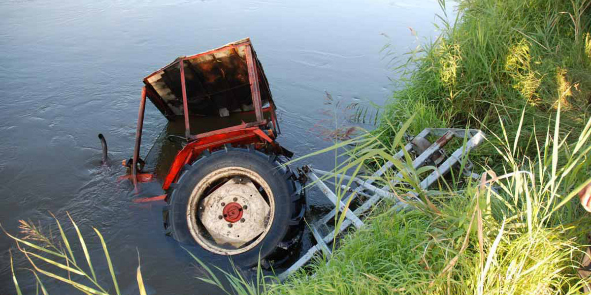 Traktor zabił rolnika