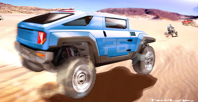 Hummer HX Concept: wojskowy off-road w sportowym dresie