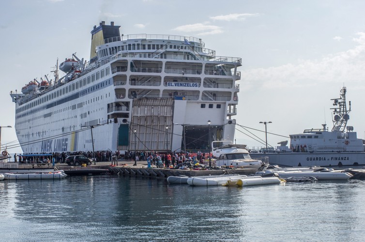 Imigranci na greckiej wyspie Kos