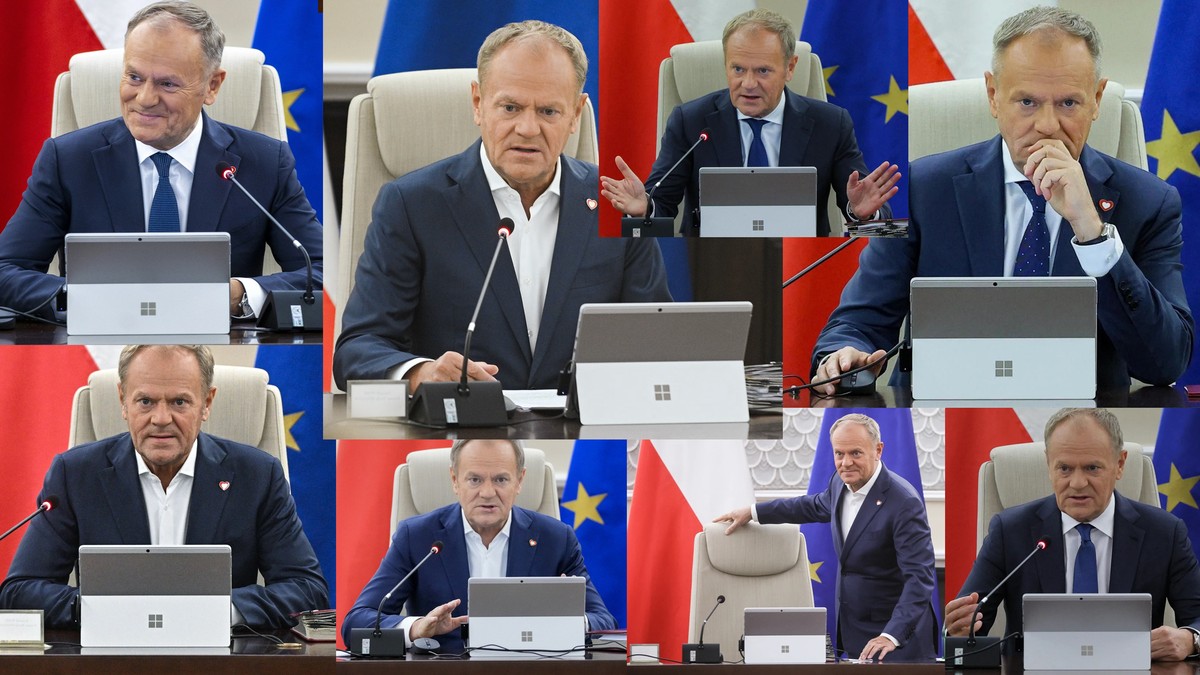 Sprzęt z logotypem Microsoftu przed Donaldem Tuskiem. Ile warta jest taka "reklama"?