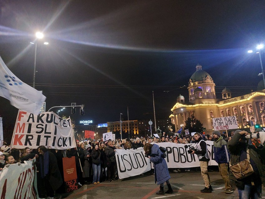 Protest kod Ustavnog suda