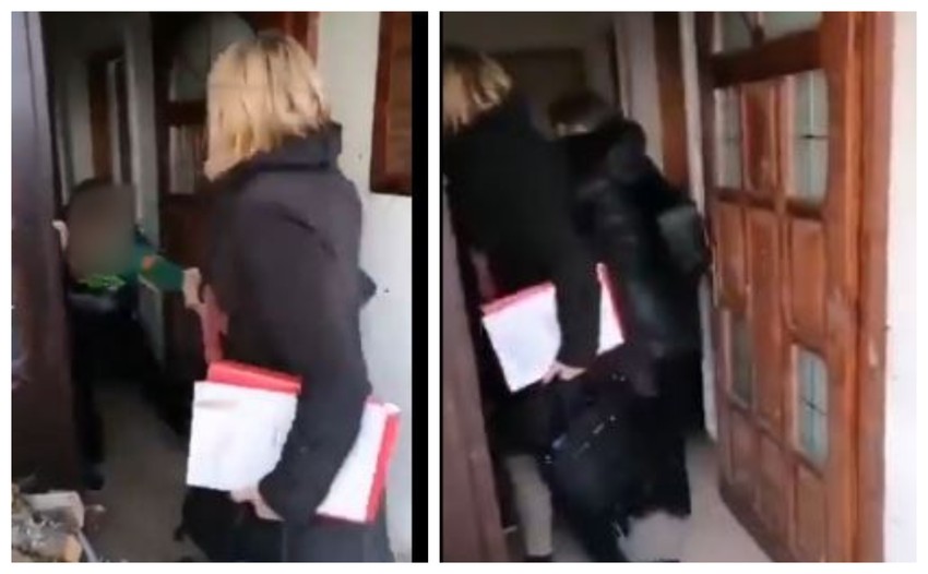 Socijalne radnice snimljene kako izvlače dete iz kuće u kojoj živi sa bakom