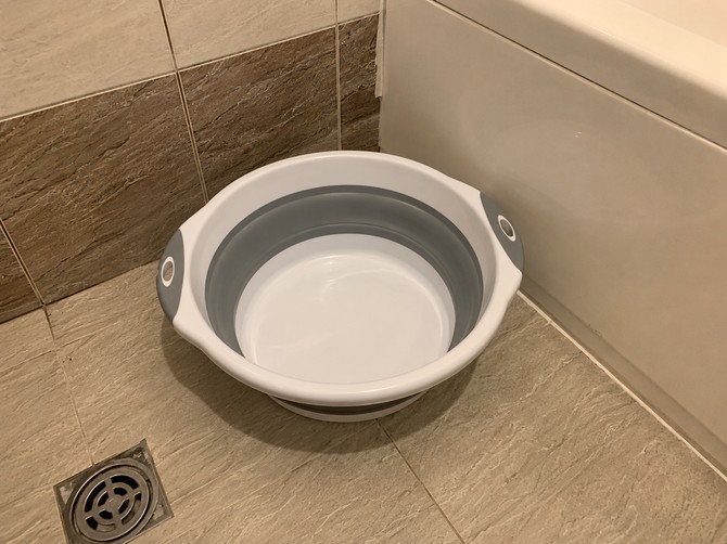 Sklopivi lavor je odlično rešenje za mala kupatila