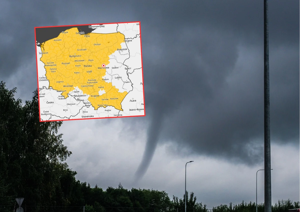 Gwałtowne burze, grad i trąby powietrzne. Pogodowy armagedon zacznie się 2 maja