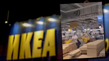 Rosjanie szturmują sklep IKEA. "Jak walka o karpia w Lidlu" [WIDEO]